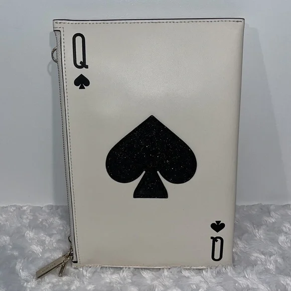 kate spade Lucky Draw Queen of Spades Card Crossbody Bag - Picture 9 of 17